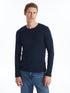 LC Waikiki Crew Neck Long Sleeve Combed Cotton Men's T-shirt